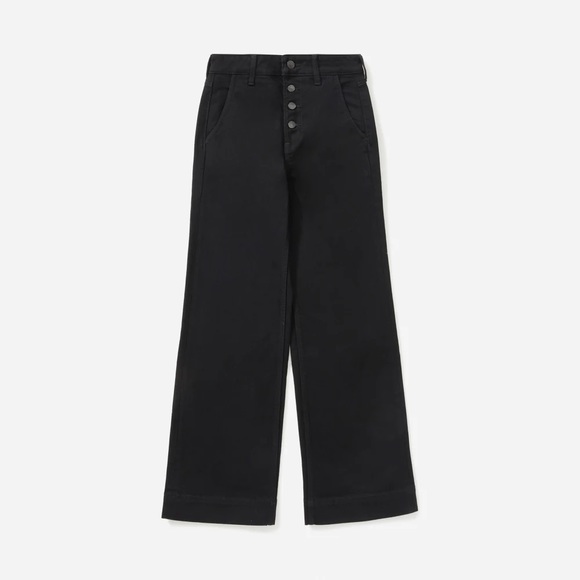 Everlane The Button-Fly Wide Leg Jeans - Picture 2 of 8